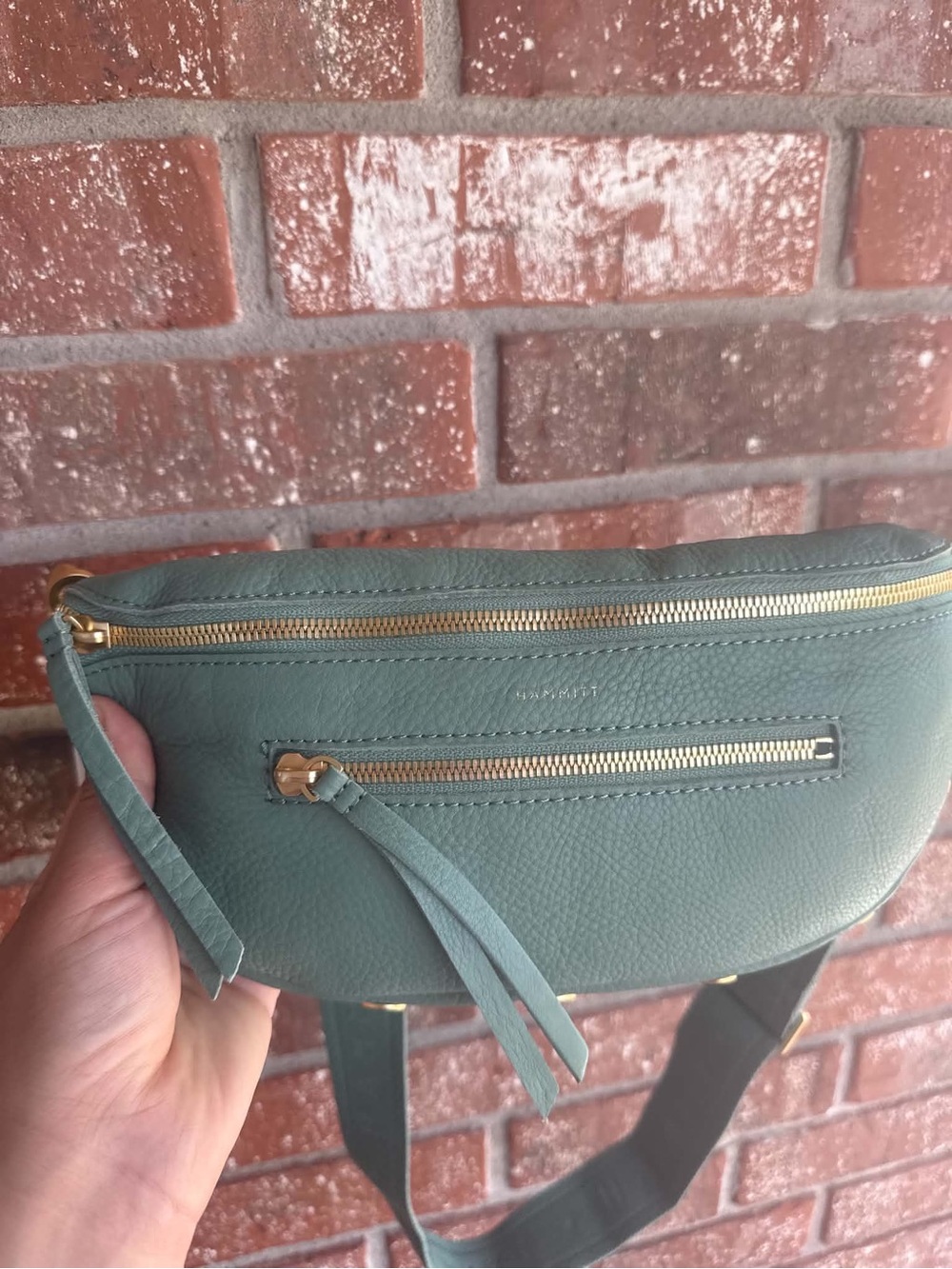 Hammitt Charles Crossbody | Artichoke​/​Brushed Gold | Med